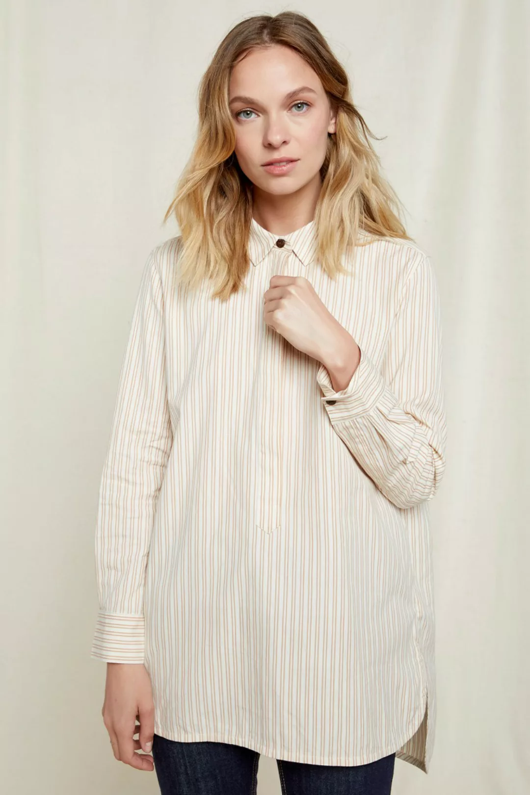 Liza Striped Shirt aus Bio Baumwolle günstig online kaufen