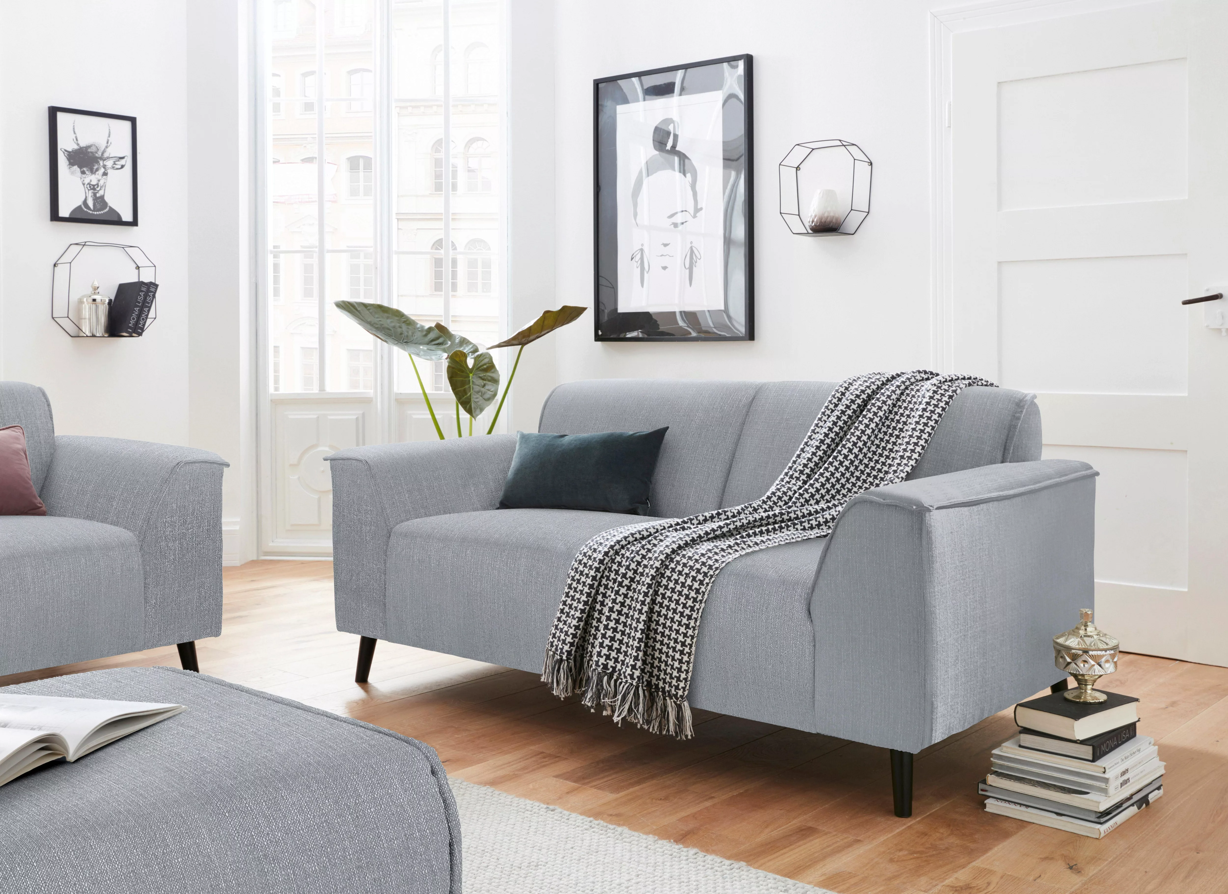 DOMO collection 2-Sitzer »Amora«, inklusive komfortablem Federkern günstig online kaufen