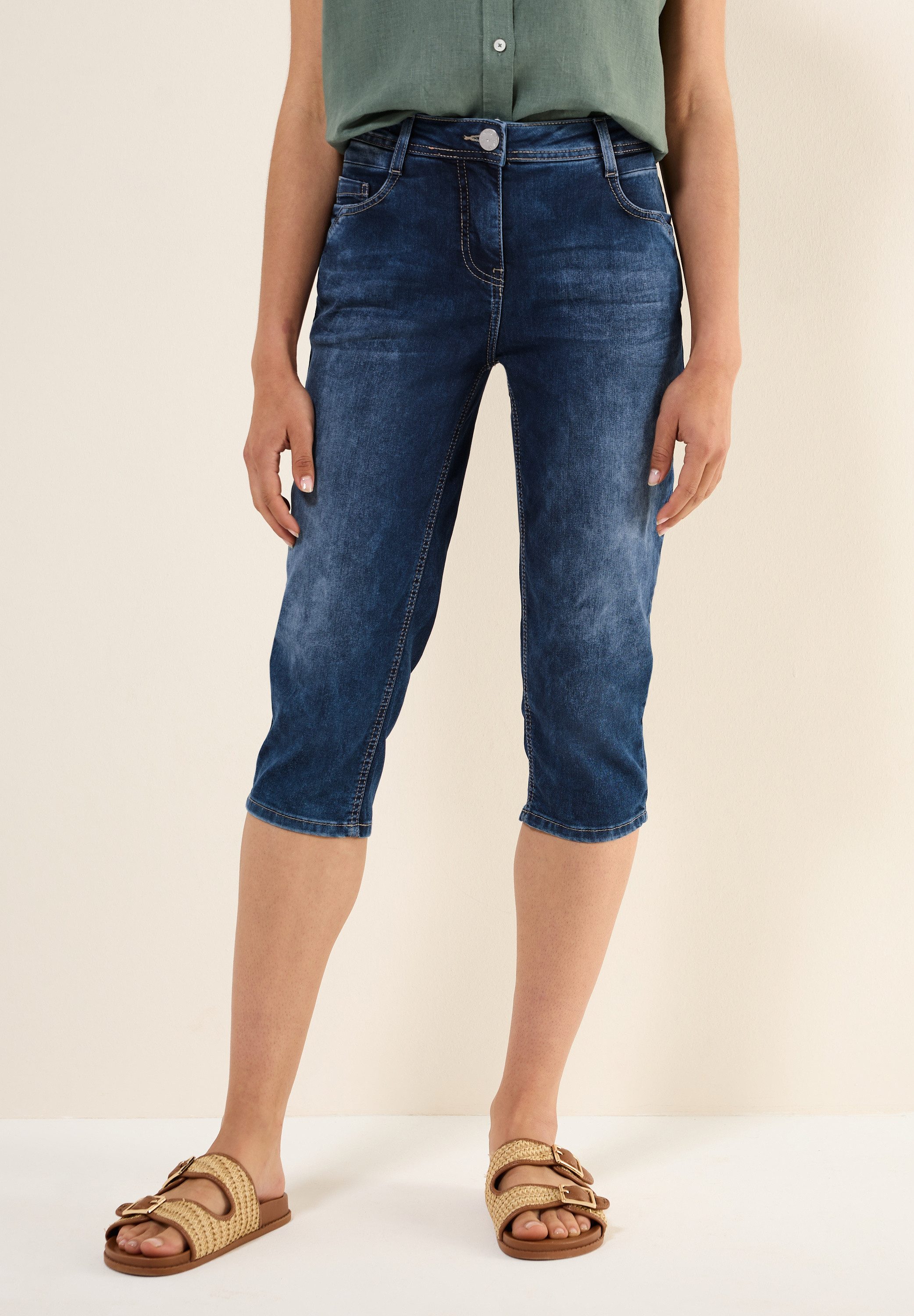 CECIL Slim-fit-Jeans High Waist günstig online kaufen