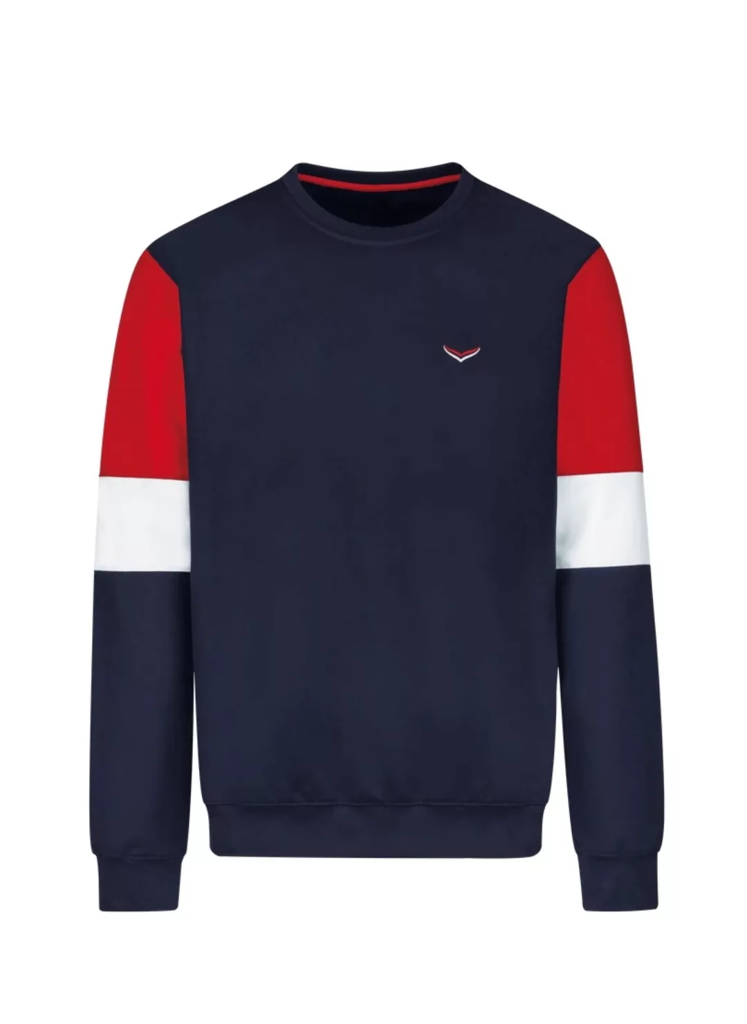 Trigema Sweatshirt "TRIGEMA Sweatshirt mit kontrastfarbigen Elementen" günstig online kaufen