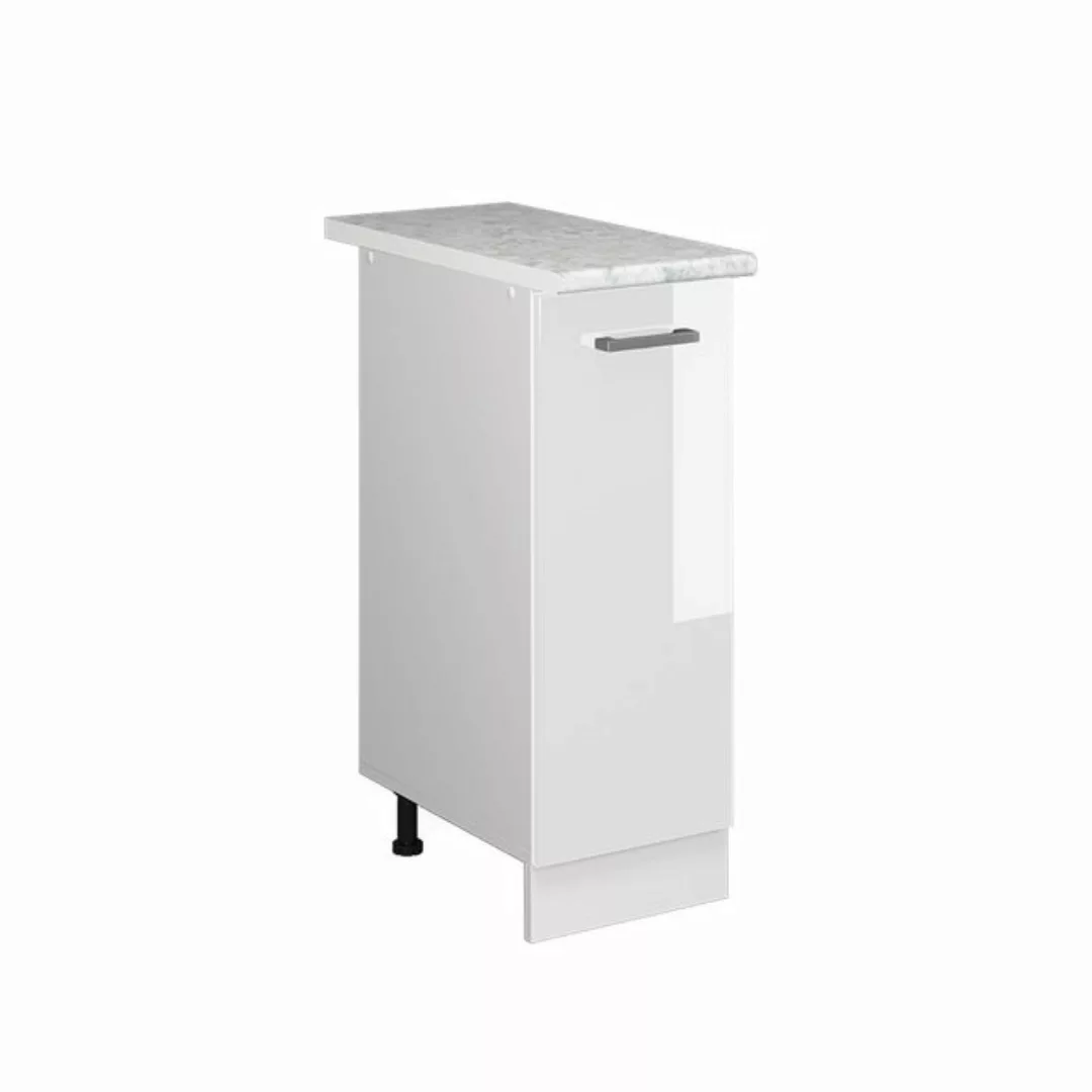 Vicco Apothekerschrank Küchenunterschrank R-Line 30 cm Weiß Hochglanz Arbei günstig online kaufen