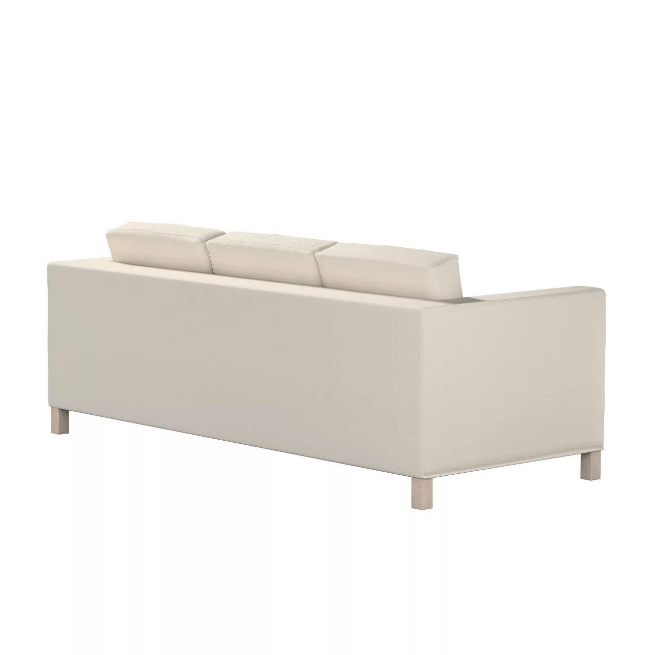 Bezug für Karlanda 3-Sitzer Sofa nicht ausklappbar, kurz, hellbeige, Bezug günstig online kaufen