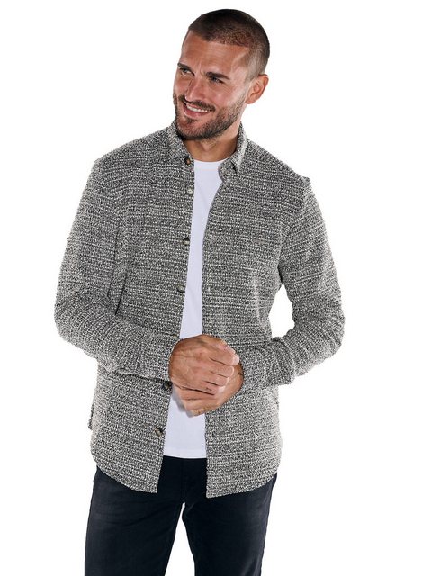 emilio adani Langarmhemd Overshirt in Bouclé Warenqualität günstig online kaufen