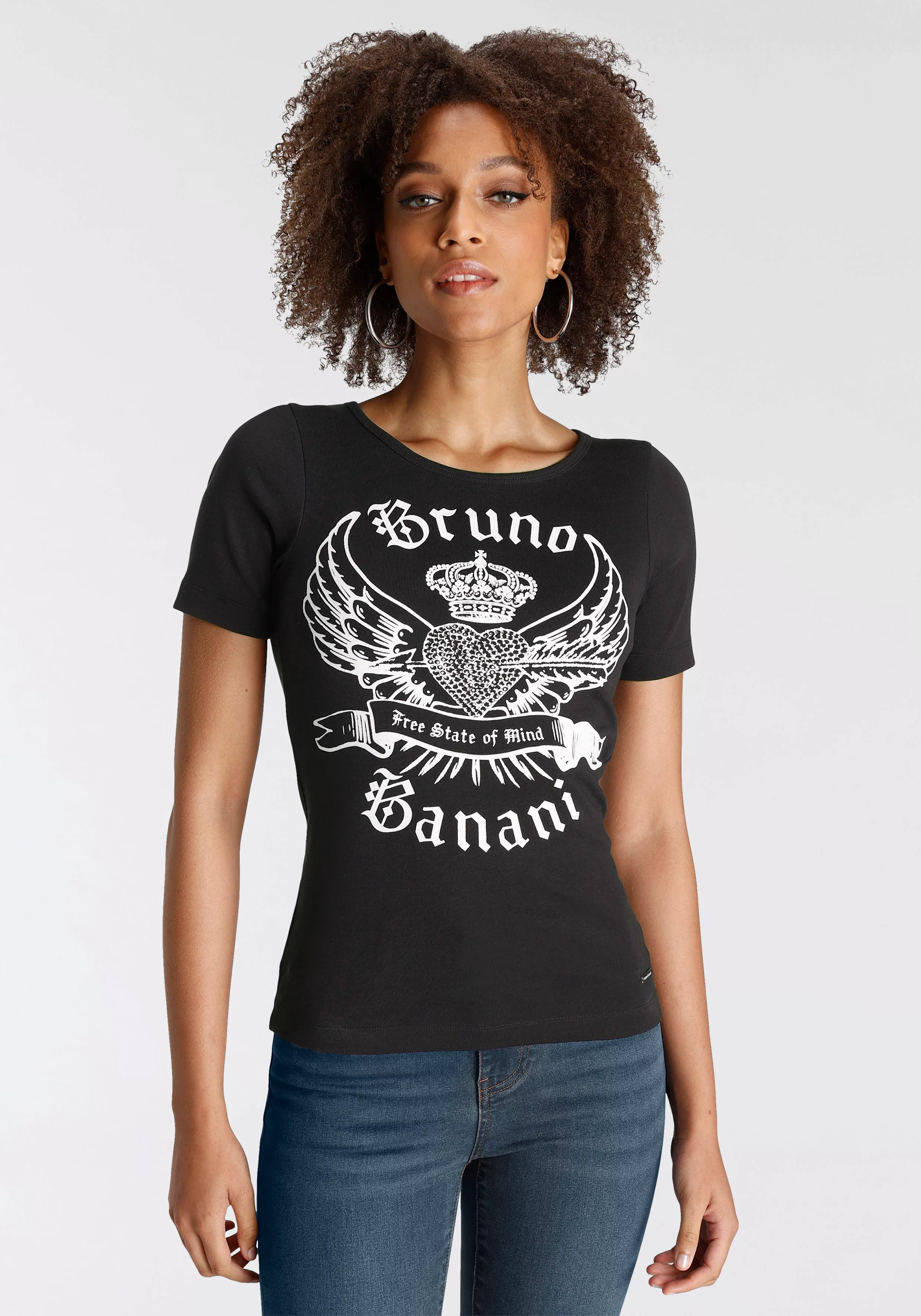 Bruno Banani T-Shirt Logo-Print NEUE KOLLEKTION günstig online kaufen