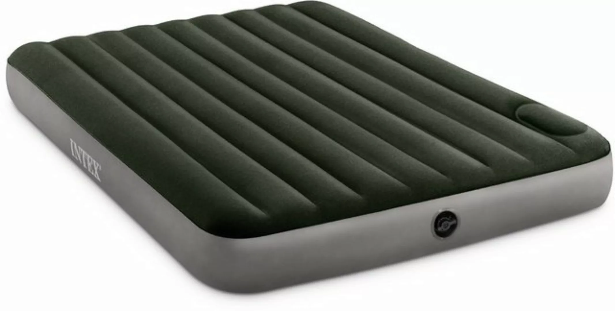 Intex Luftbett Indoor & Outdoor Luftbett Queen Downy Airbed 203x152x25 Fußp günstig online kaufen