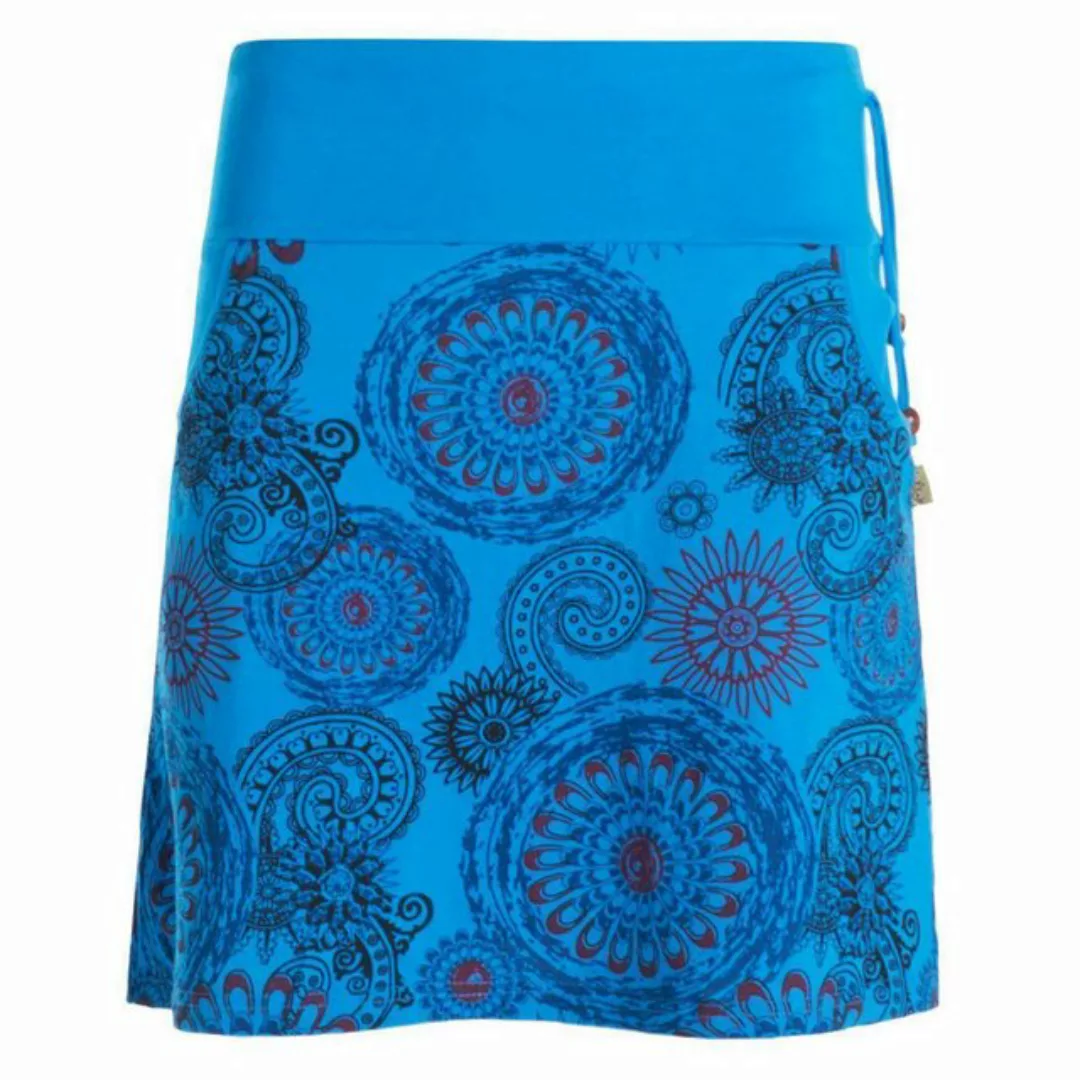 Vishes Minirock Kurzer Damen Baumwoll-Rock Taschen-Rock Mini-Röcke Mandalas günstig online kaufen