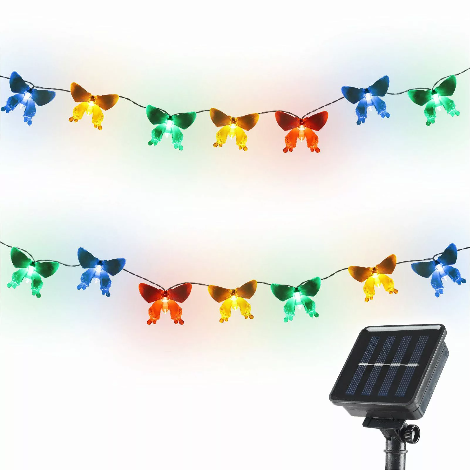 Salcar LED Solarleuchte Solarleuchten Garten Schmetterlinge günstig online kaufen