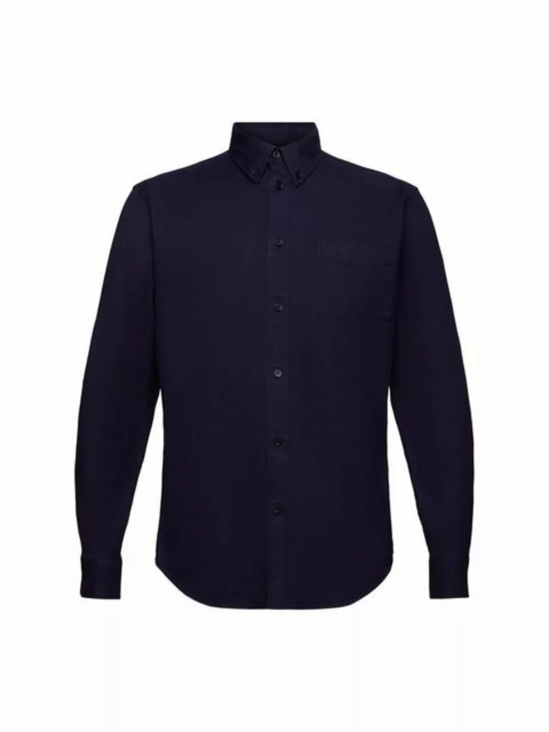 Esprit Langarmhemd Twill-Hemd in normaler Passform günstig online kaufen