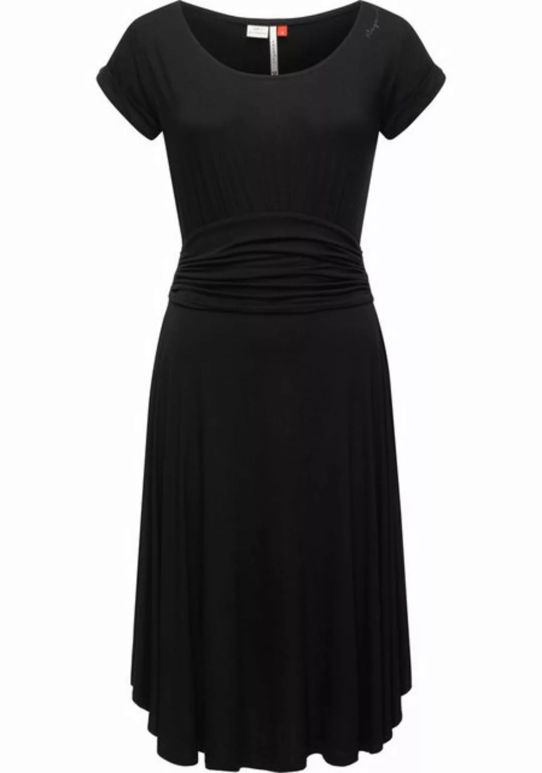 Ragwear Sommerkleid Yvone Solid leichtes Jersey-Kleid mit Taillengürtel günstig online kaufen