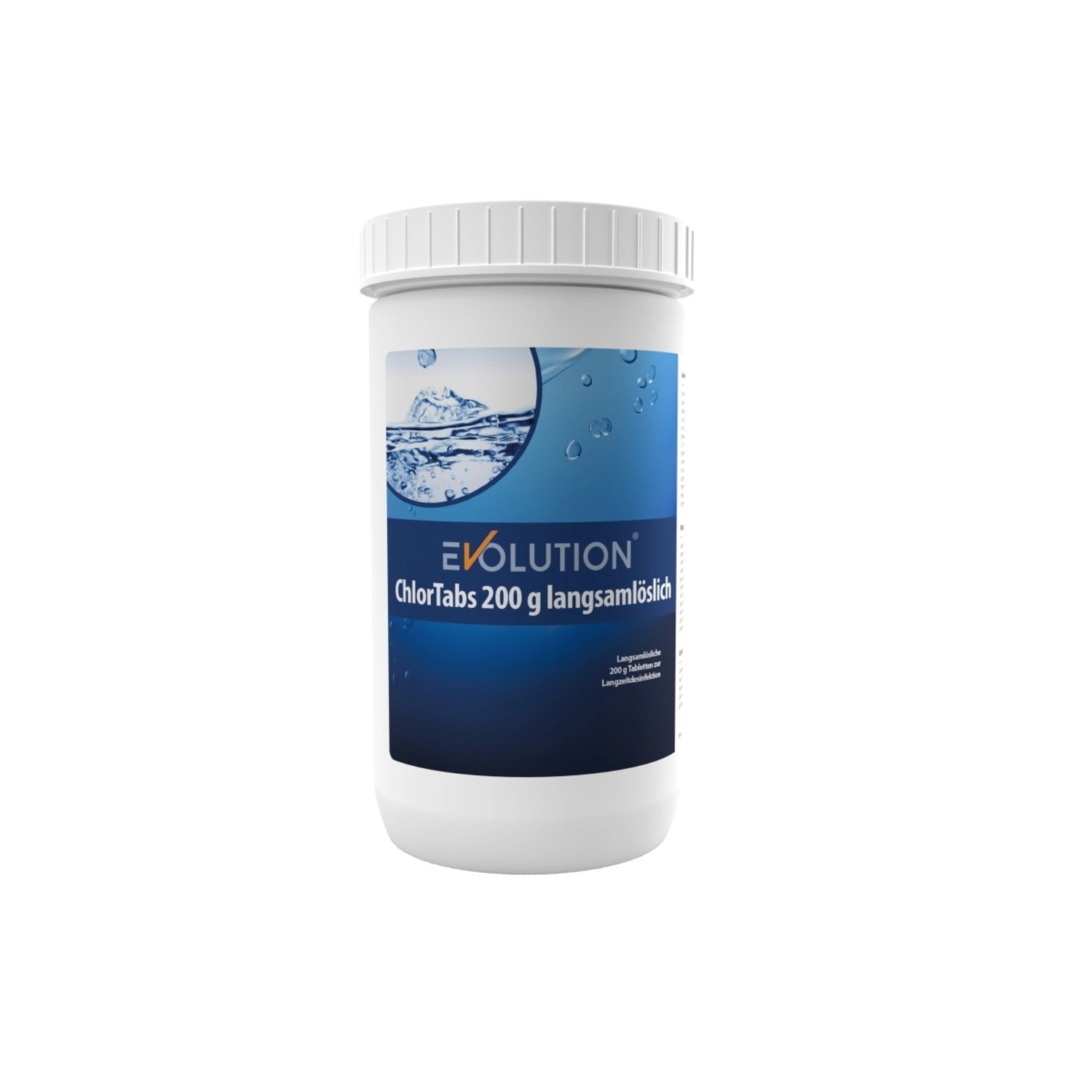 Evolution ChlorTabs 1 kg Langsamlösliche 200 g Tabletten Desinfektion Schwi günstig online kaufen