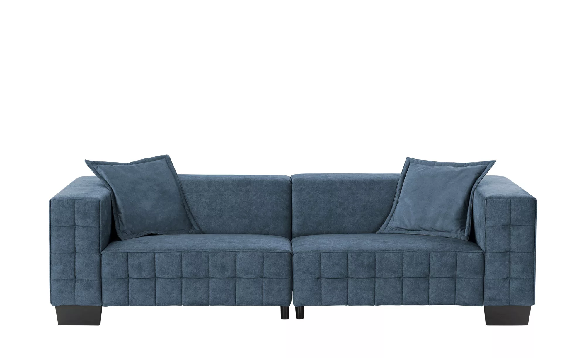 smart Big Sofa  Delilah ¦ blau ¦ Maße (cm): B: 255 H: 69 T: 106.0 Polstermö günstig online kaufen