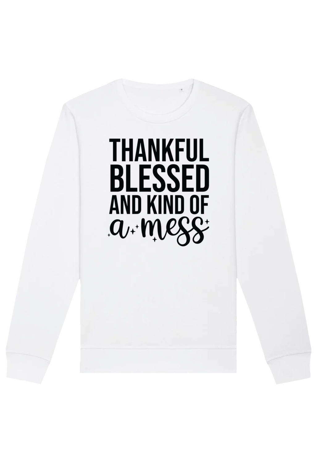 F4NT4STIC Sweatshirt "thankful blessed and kind of a mess", Premium Qualitä günstig online kaufen