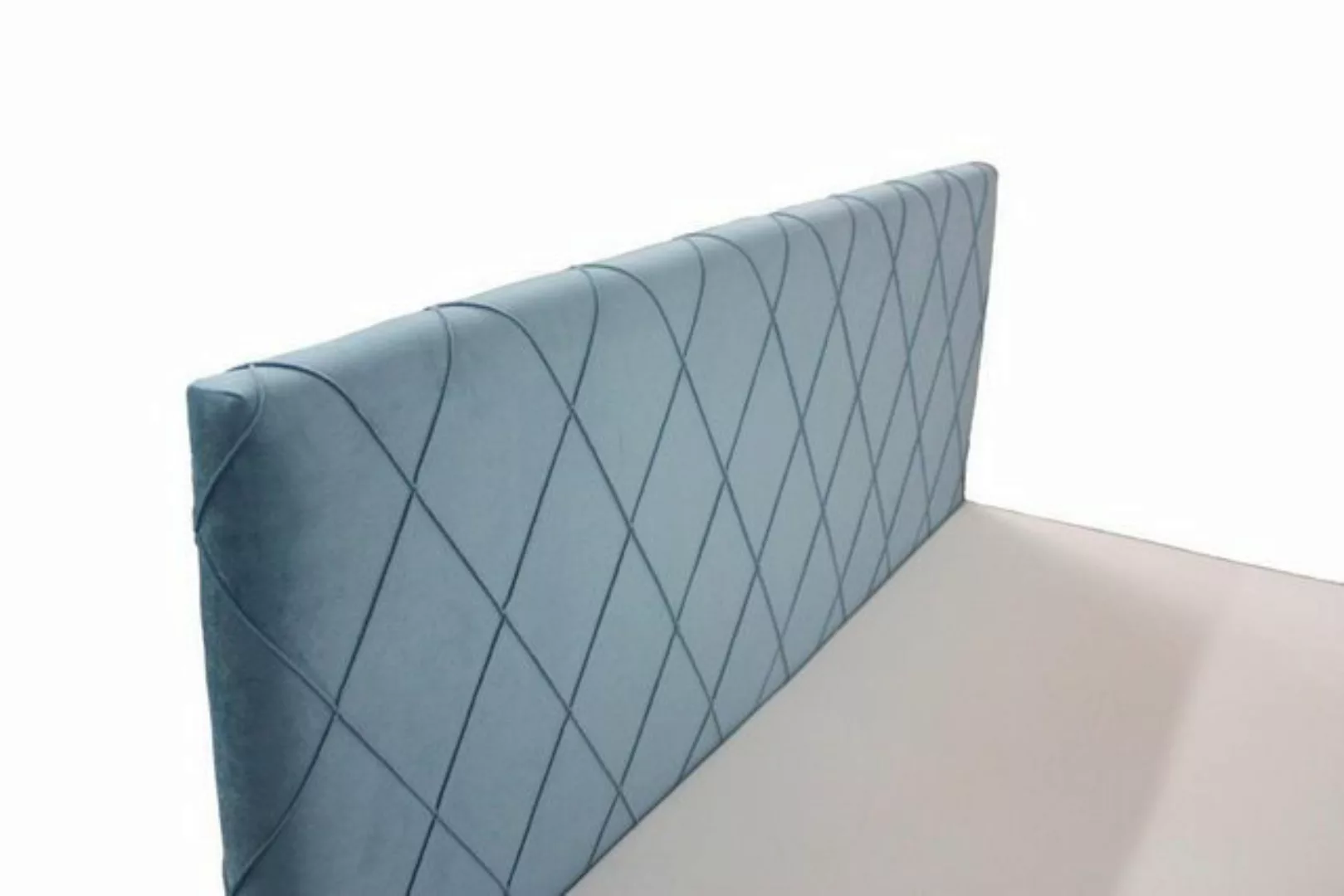 JVmoebel Boxspringbett Schlafzimmer Luxus Möbel Polster Stoff Modern Design günstig online kaufen