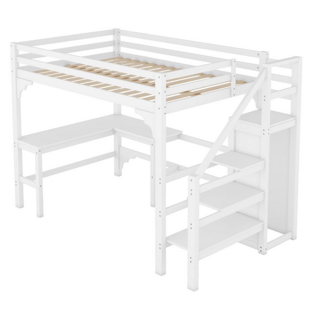 REDOM Kinderbett Holzbett Doppelbett Hochbett Funktionsbett (Holzbett Doppe günstig online kaufen