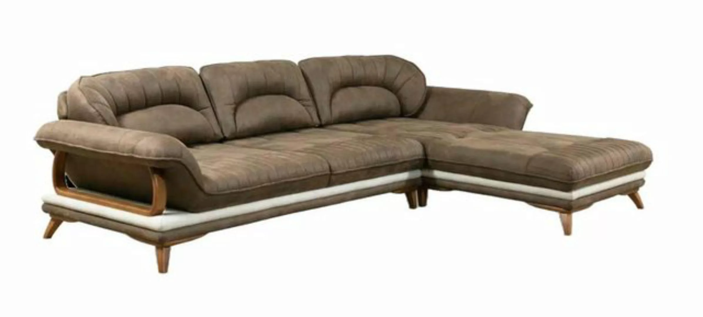 JVmoebel Ecksofa Ecksofa Wohnlandschaft Polster Ecksofa Stoff Couch Garnitu günstig online kaufen