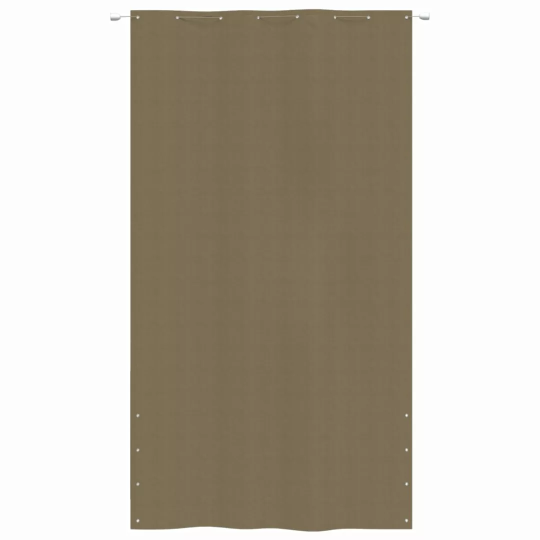 Vidaxl Balkon-sichtschutz Taupe 160x240 Cm Oxford-gewebe günstig online kaufen