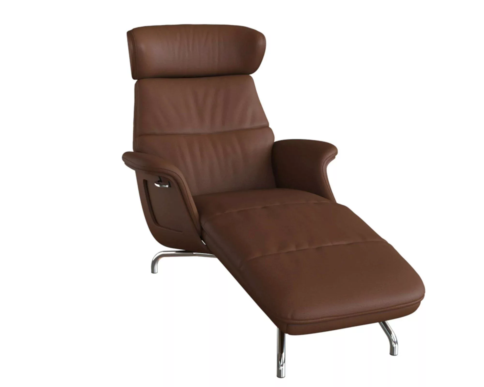 FLEXLUX Loungesessel "Clement Chaislongue, Relaxstuhl, Liegesessel,", Rücke günstig online kaufen