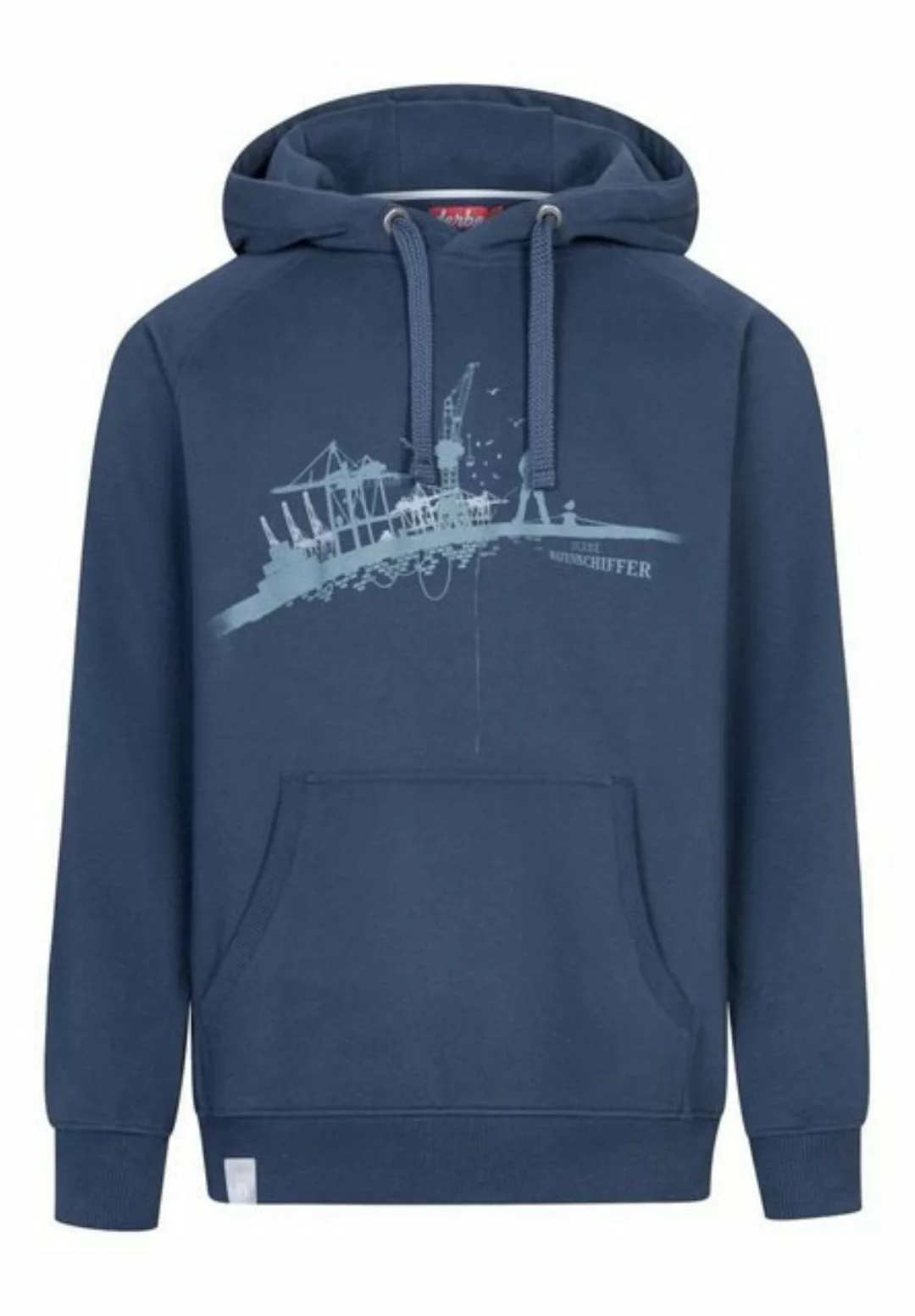 Derbe Hoodie Hafenschiffer Herren Kapuzenpullover (1-tlg) günstig online kaufen