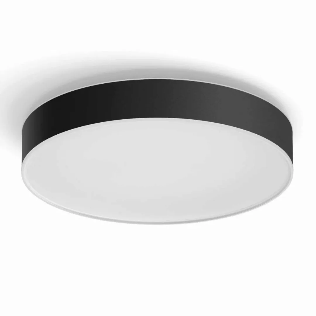 Philips Hue Enrave LED-Deckenlampe 42,5cm schwarz günstig online kaufen
