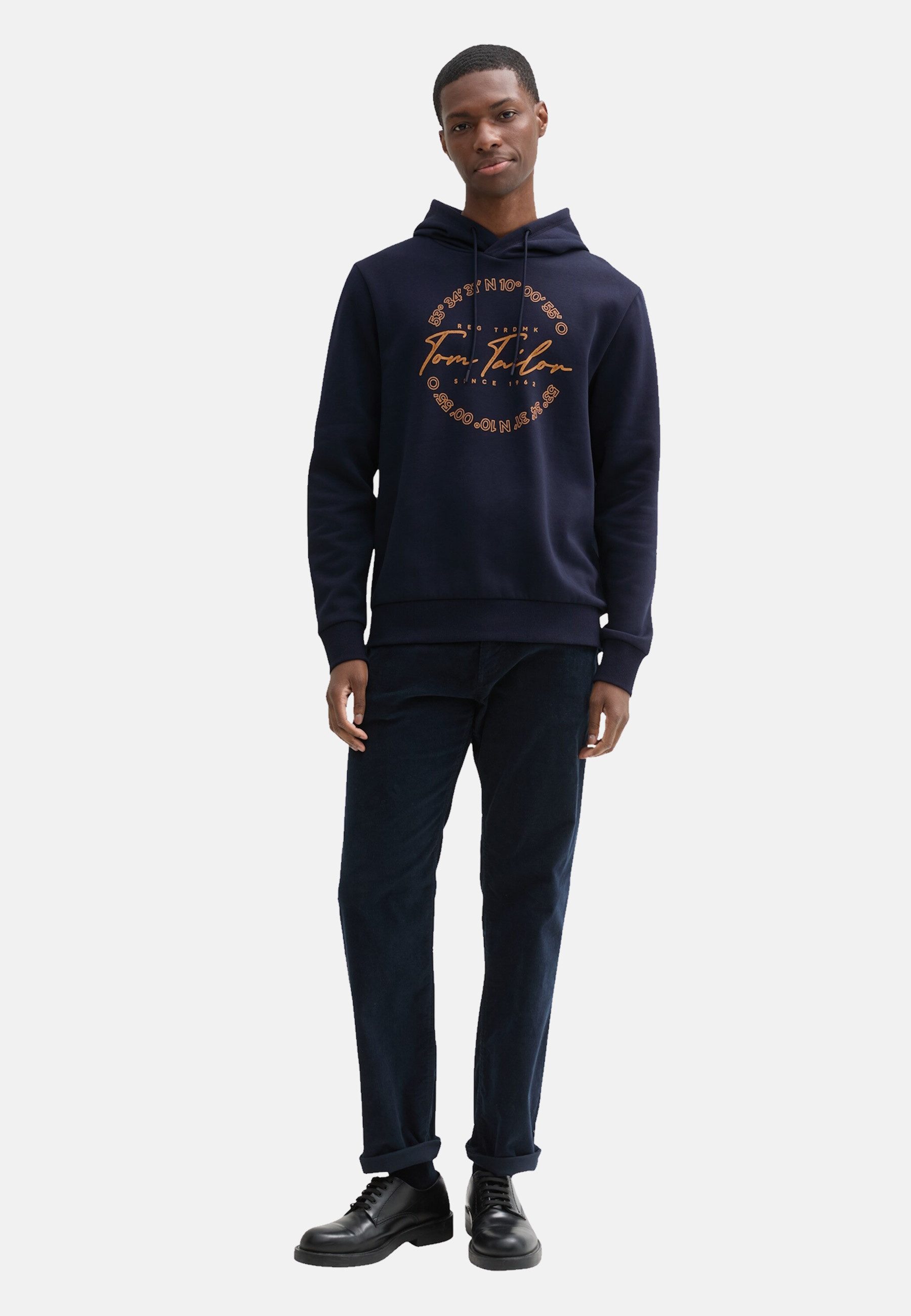 TOM TAILOR Kapuzensweatshirt mit großem Logo-Frontprint günstig online kaufen