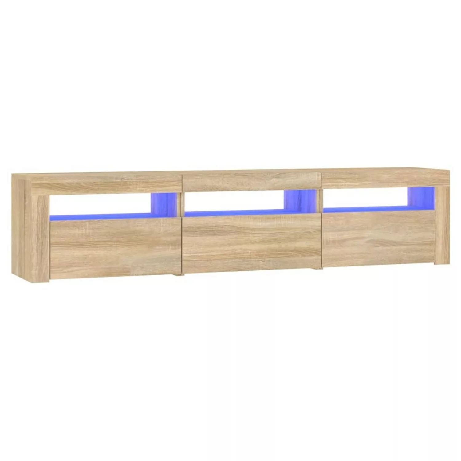 VidaXL TV-Schrank mit LED-Leuchten Sonoma-Eiche 180x35x40 cm 1 günstig online kaufen