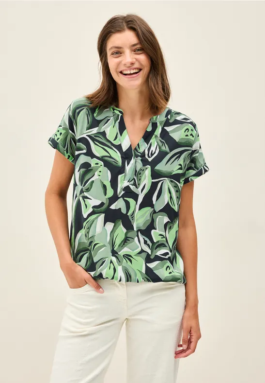 Gemustertes Blusenshirt günstig online kaufen