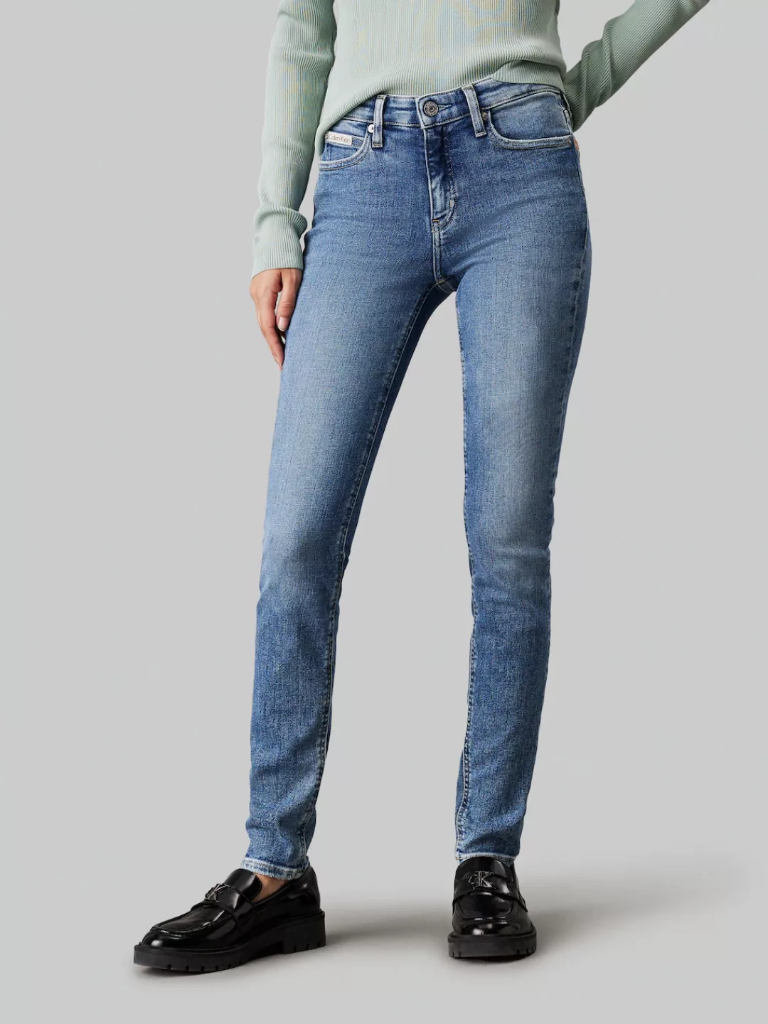 Calvin Klein Jeans Skinny-fit-Jeans MID RISE SKINNY im 5-Pocket-Style günstig online kaufen