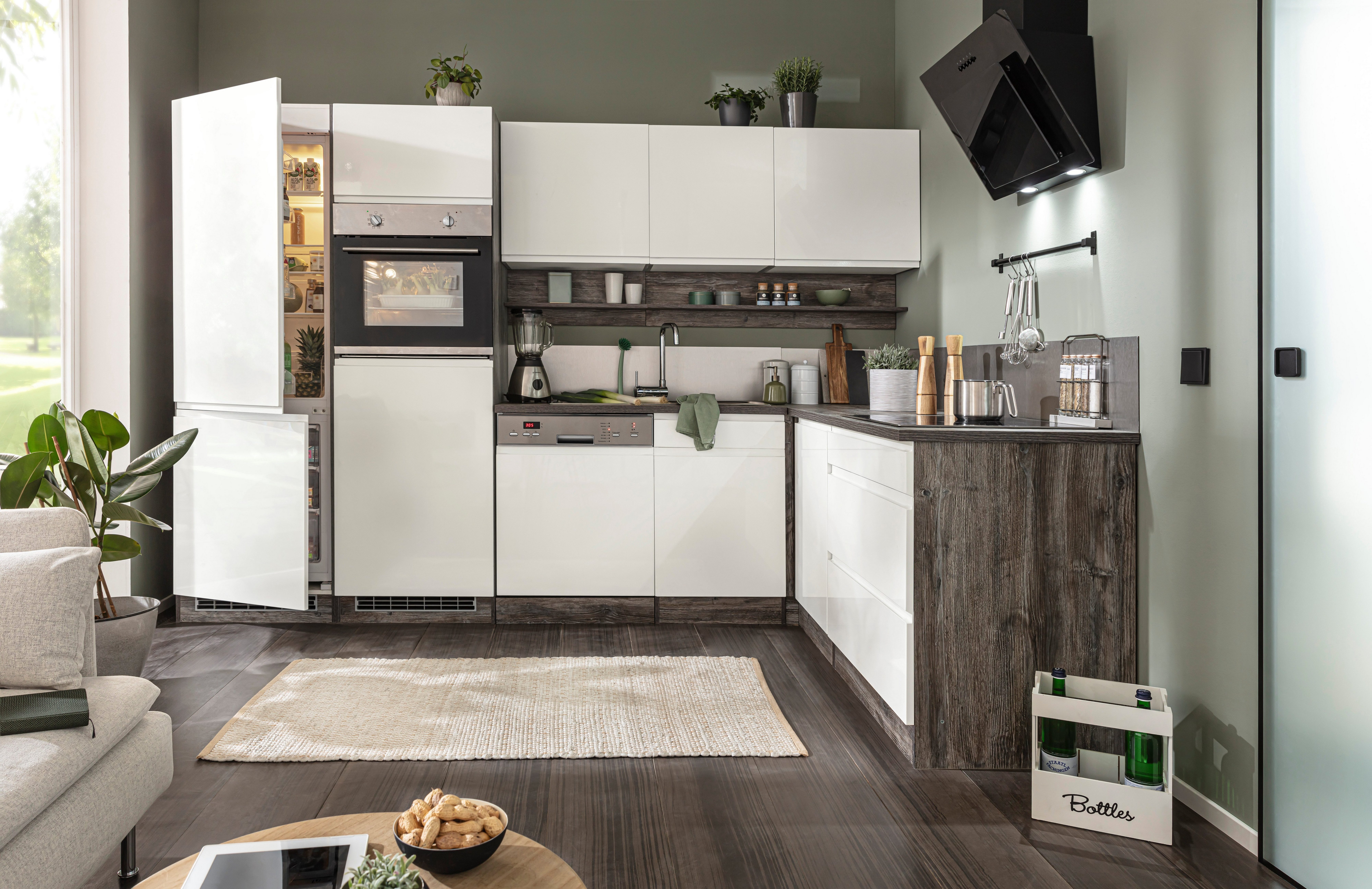 KOCHSTATION Winkelküche "KS-Virginia", Stellbreite 290/180 cm, ohne E-Gerät günstig online kaufen