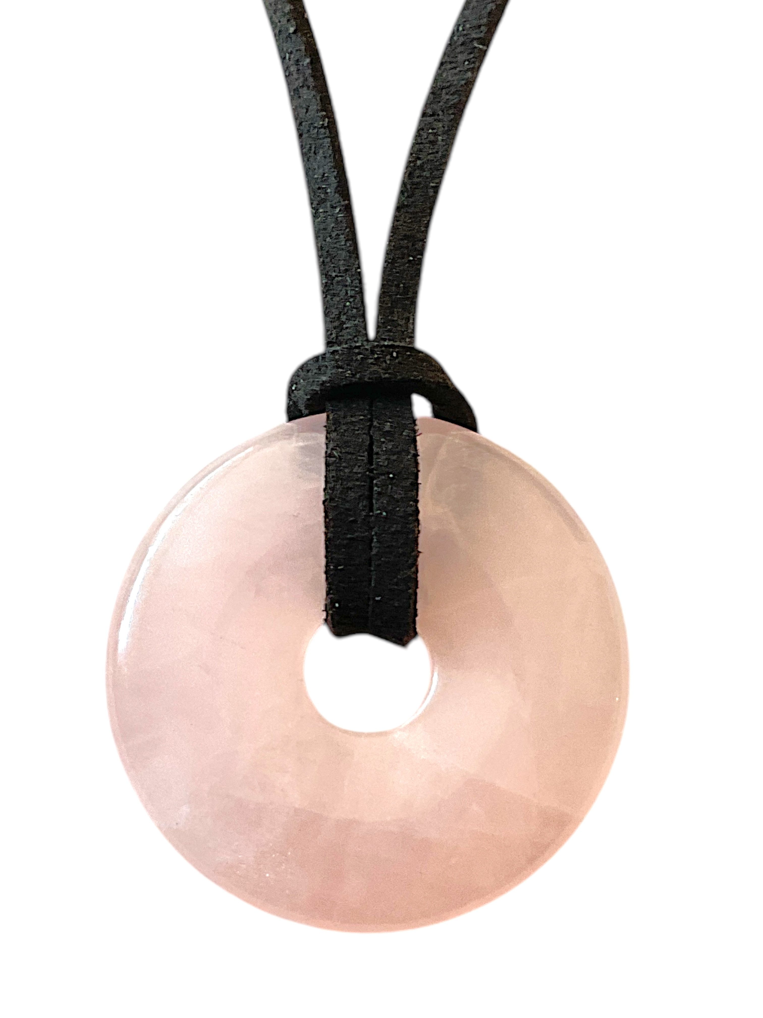 Steinfixx® Lange Kette echter Edelsteindonut 30 günstig online kaufen