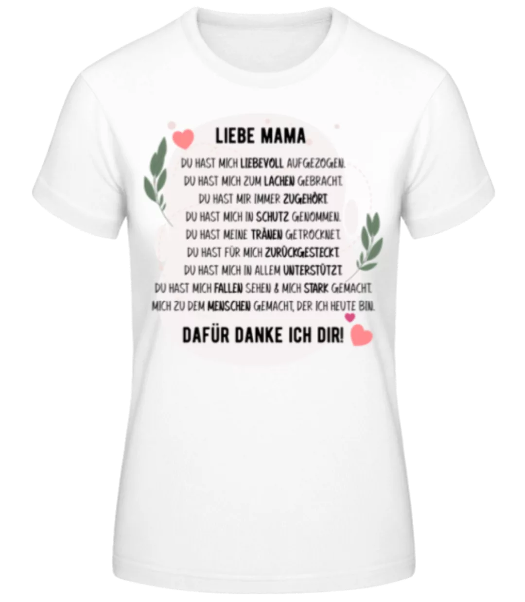 Liebe Mama · Frauen Basic T-Shirt günstig online kaufen