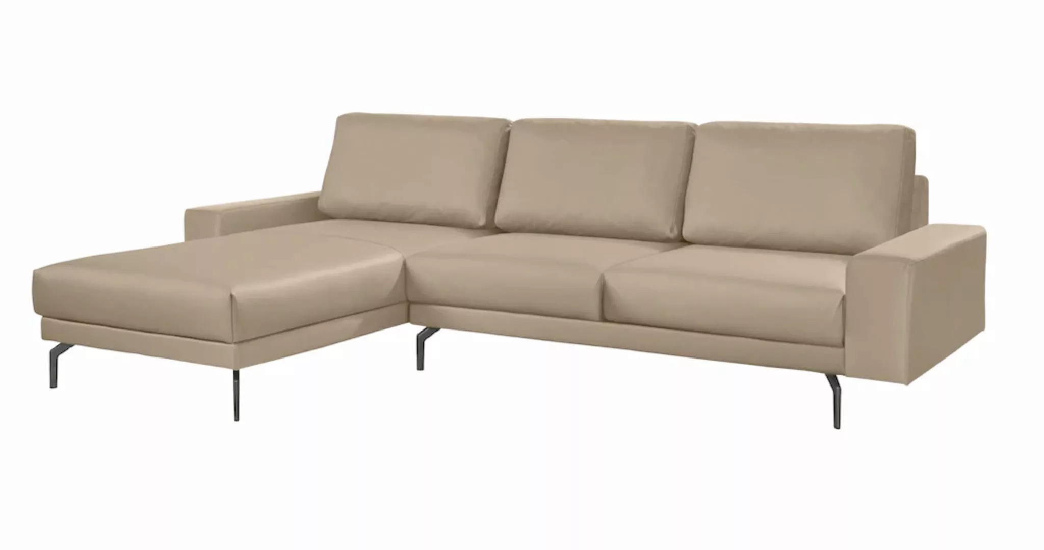 hülsta sofa Ecksofa "hs.450", Armlehne breit und niedrig, Alugussfüße in um günstig online kaufen