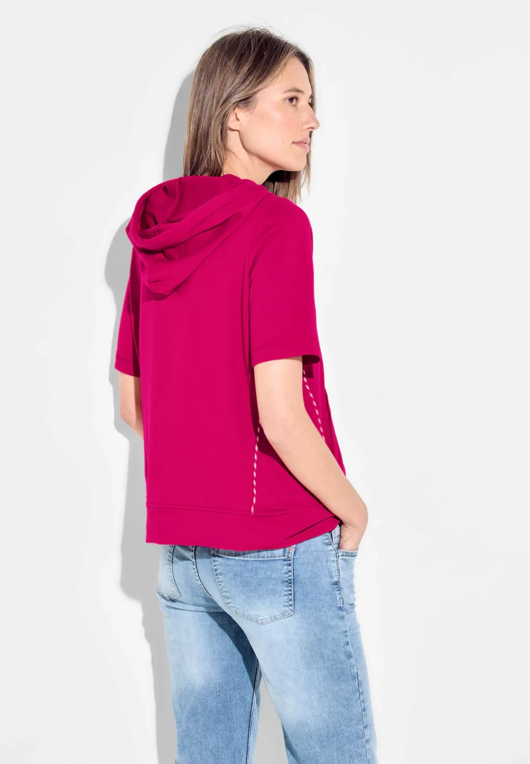 Cecil Sweatshirt mit kontrastfarbenen Details günstig online kaufen