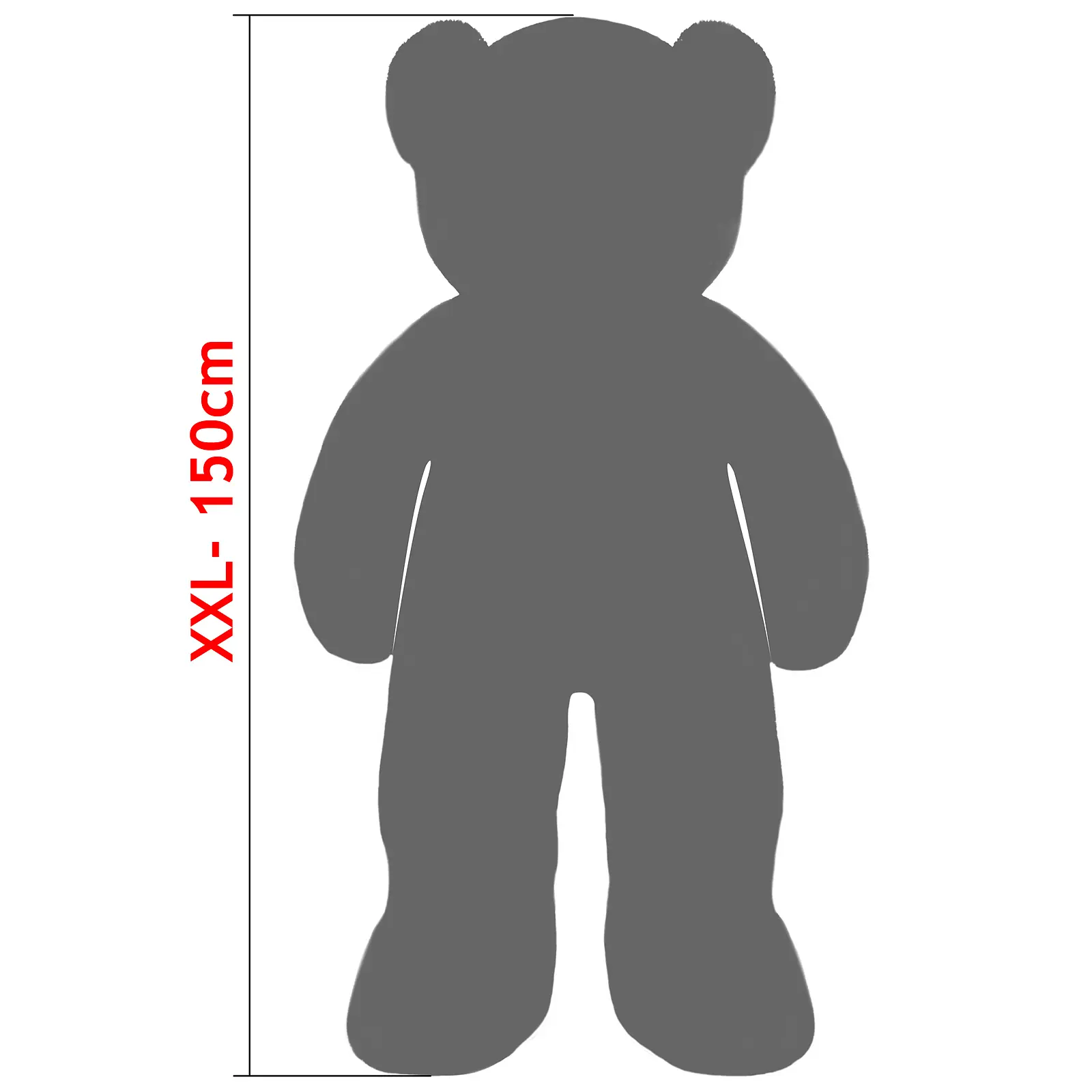 Plüschtier Teddybär XXL Braun 150cm günstig online kaufen