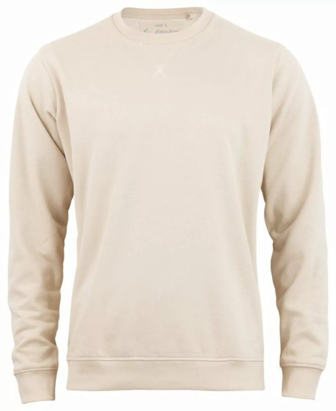 Cotton Prime® Sweatshirt Sweater Pullover aus Baumwollmischung und weichem günstig online kaufen
