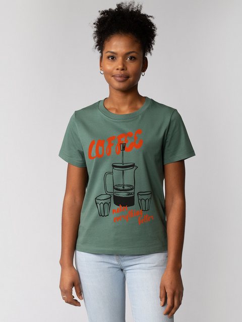 wat? Apparel T-Shirt Coffee makes everything better günstig online kaufen