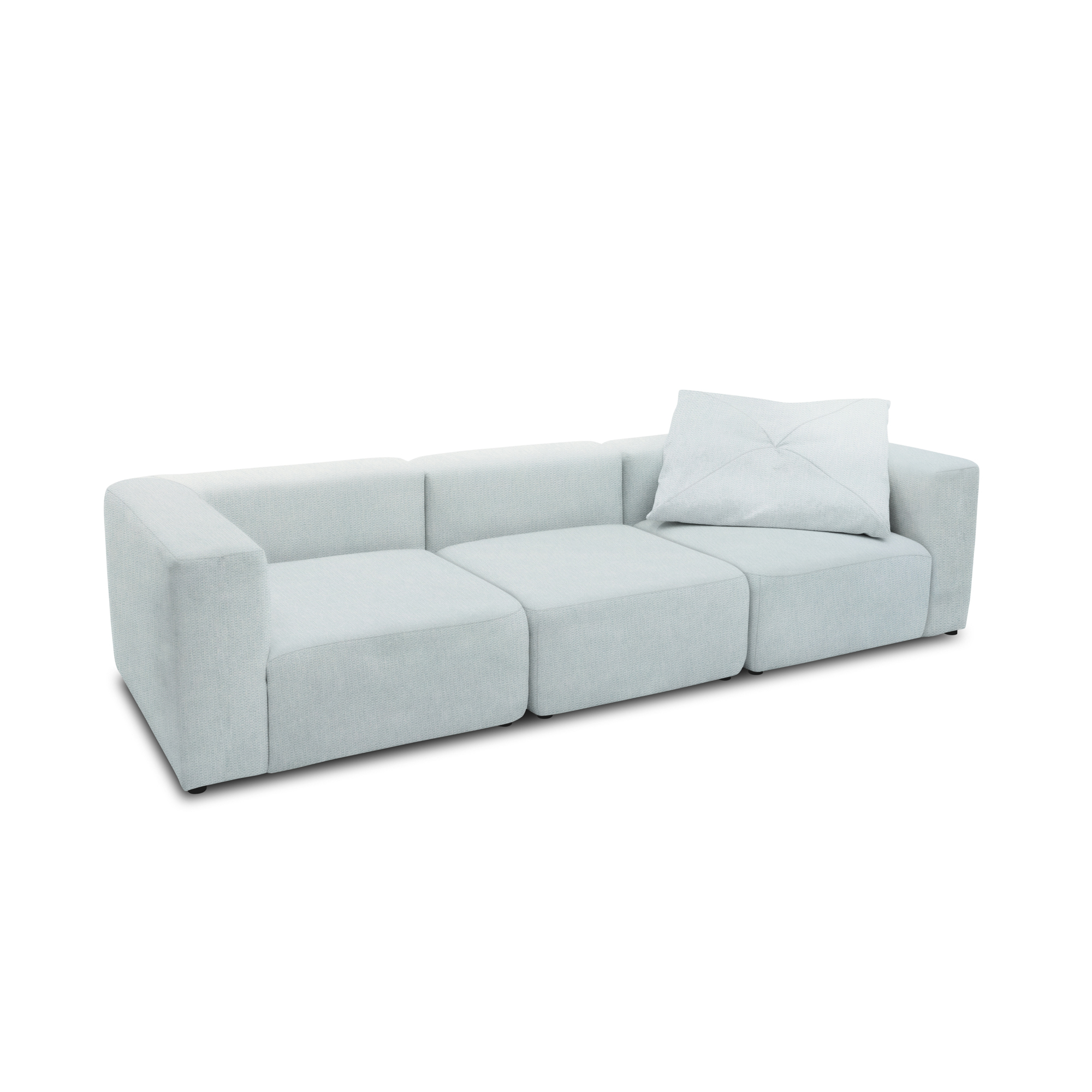 Sofa 800013, 3-Sitzer Garnitur, rechteckig, 3er Couch, 301 x 108 x 69 cm (B günstig online kaufen