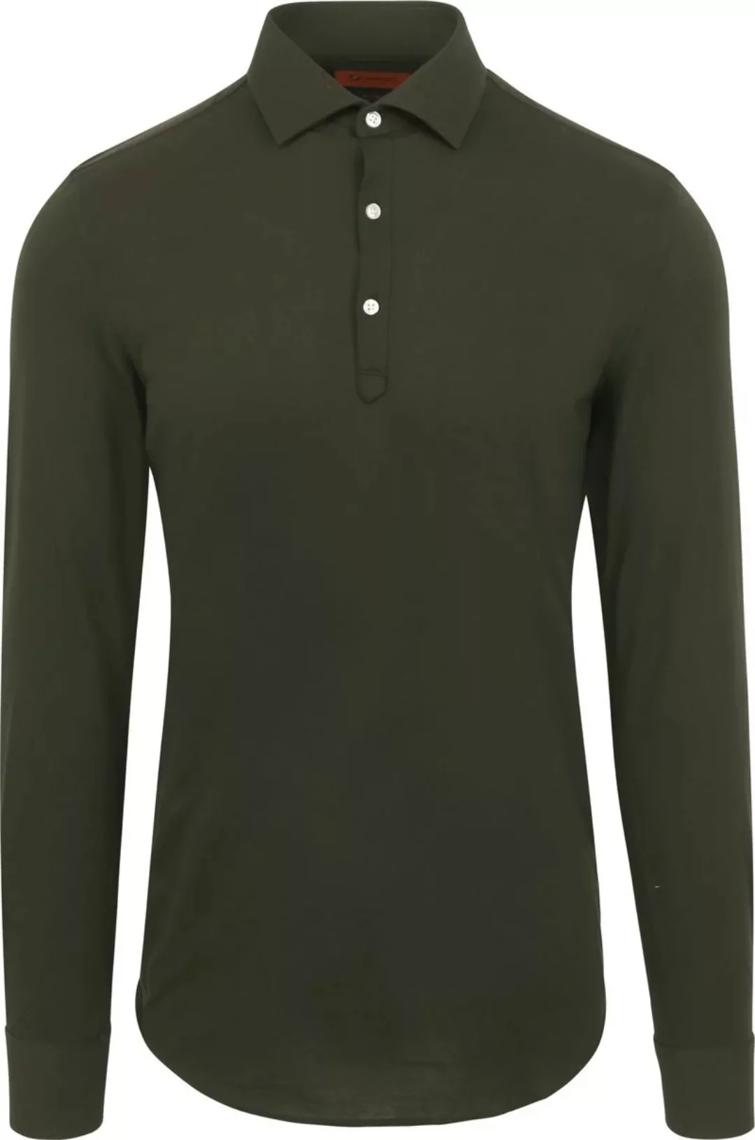Suitable Camicia Poloshirt Dunkelgrün - Größe M günstig online kaufen