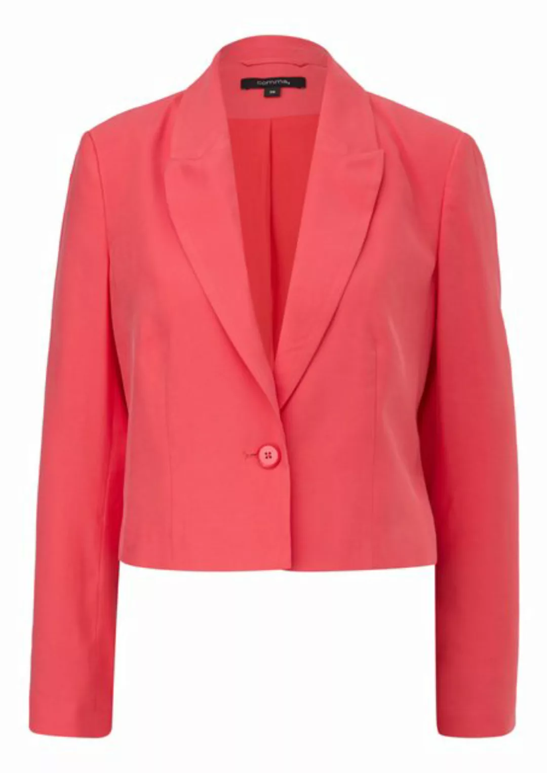 Comma Blusenblazer Kurzblazer mit Piquéstruktur günstig online kaufen