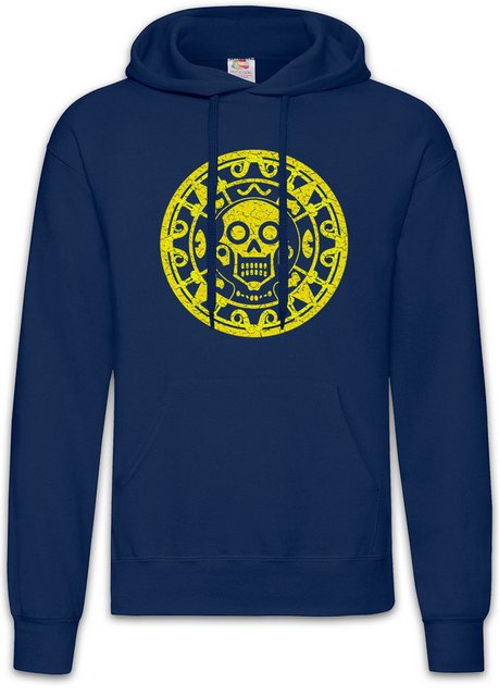 Urban Backwoods Hoodie Aztec Skull Symbol Herren Hoodie Art American Indian günstig online kaufen