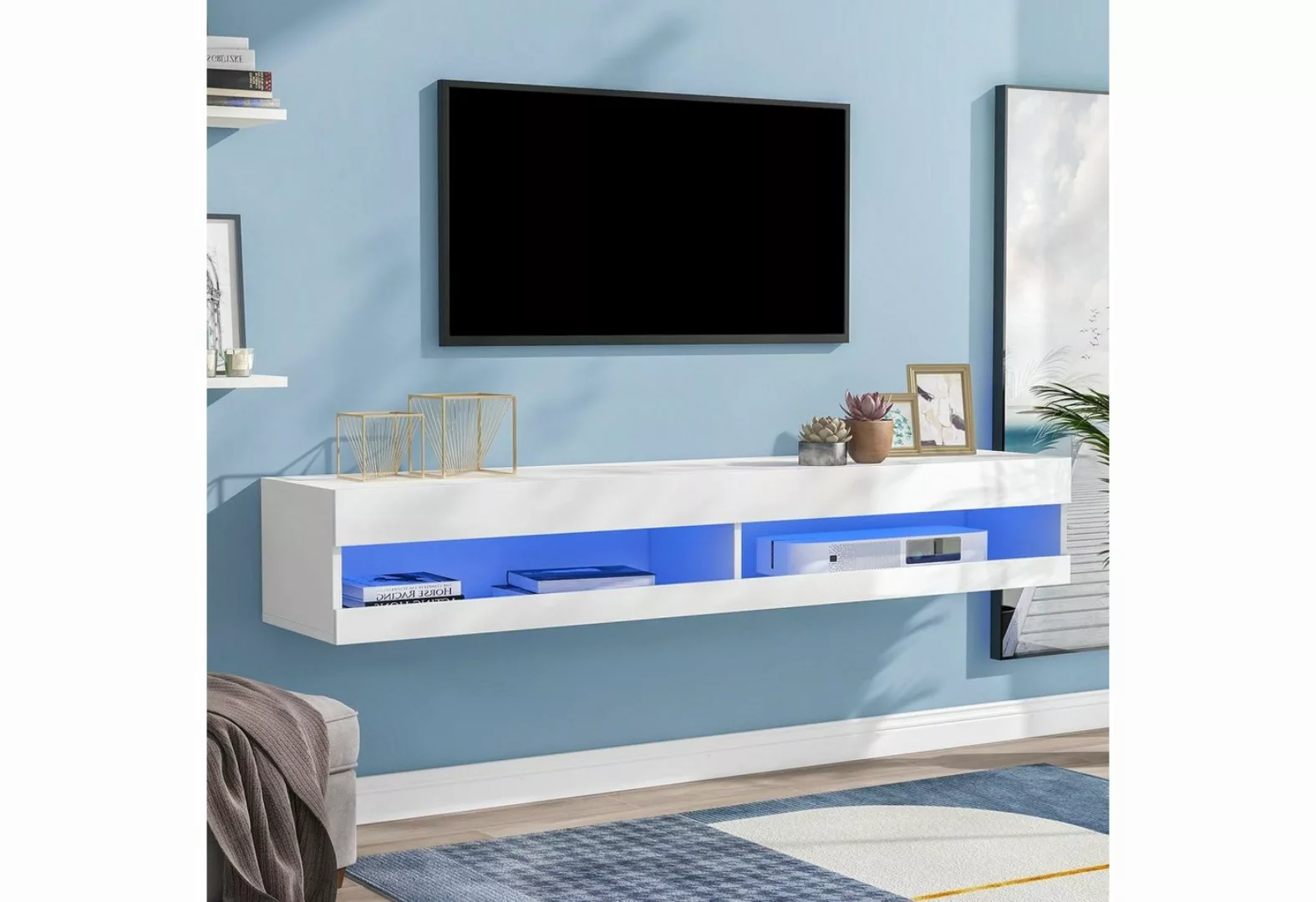 Celya TV-Schrank LED TV-Lowboard, hochwertiges TV-Board mit viel Stauraum T günstig online kaufen