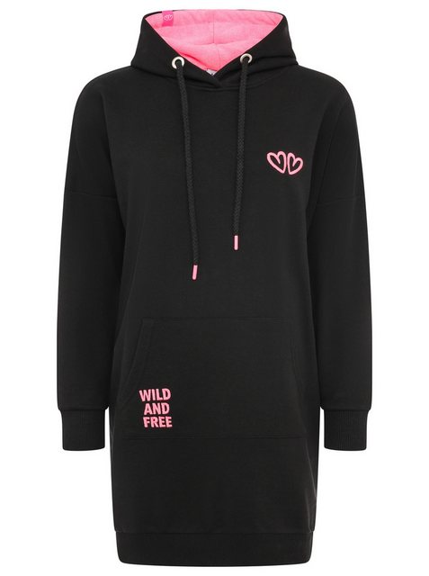 Zwillingsherz Sweatkleid "Wild Wild Wild" mit Kapuze, Kängurutasche und WIL günstig online kaufen