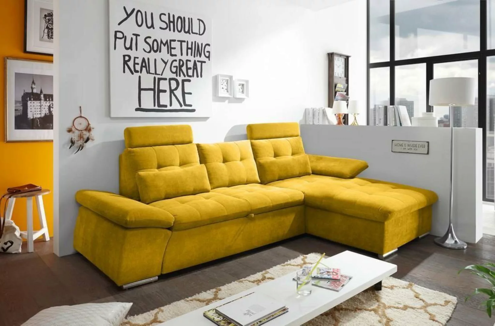 ED EXCITING DESIGN Ecksofa, Nalo Ecksofa 268x170 cm Couch Eckcouch Sofa Gel günstig online kaufen