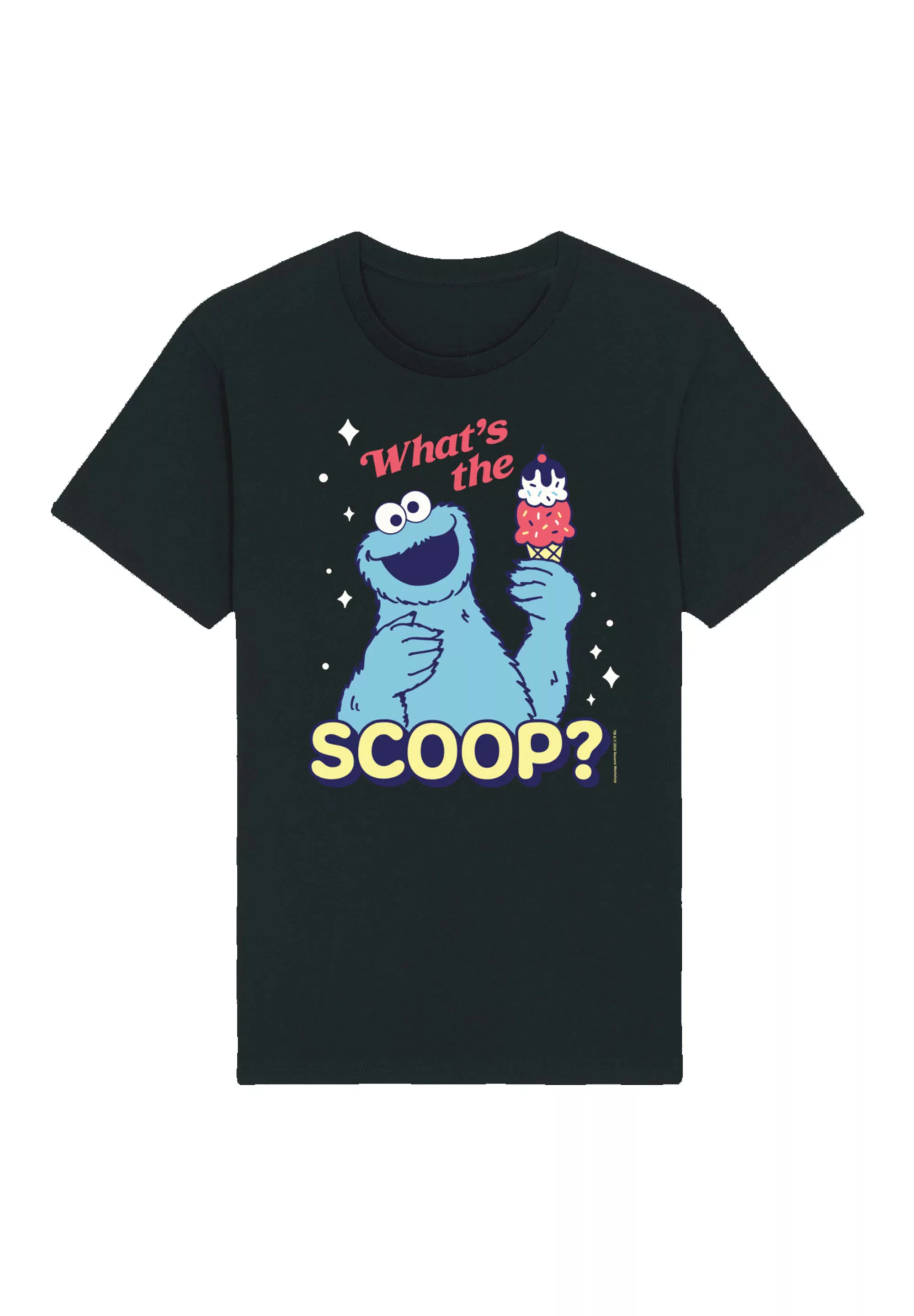 F4NT4STIC T-Shirt "Sesamstraße Cookie Monster Scoop", Premium Qualität günstig online kaufen