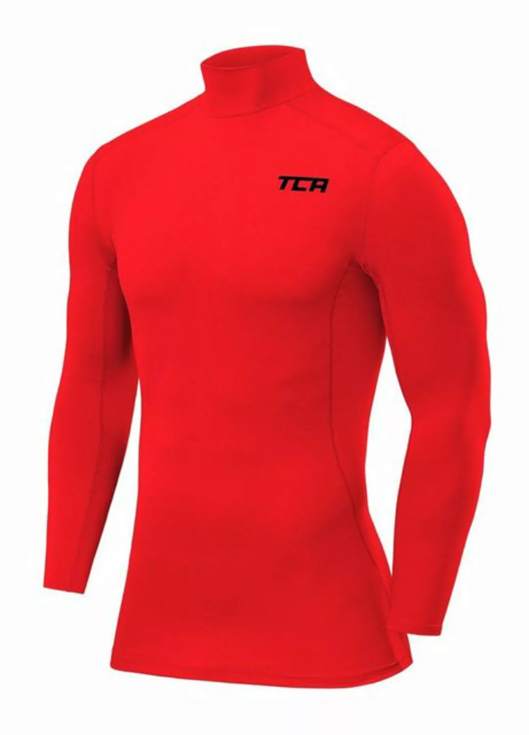 TCA Langarmshirt TCA Herren Kompression Langarm Thermo Oberteil - Rot, XXL günstig online kaufen