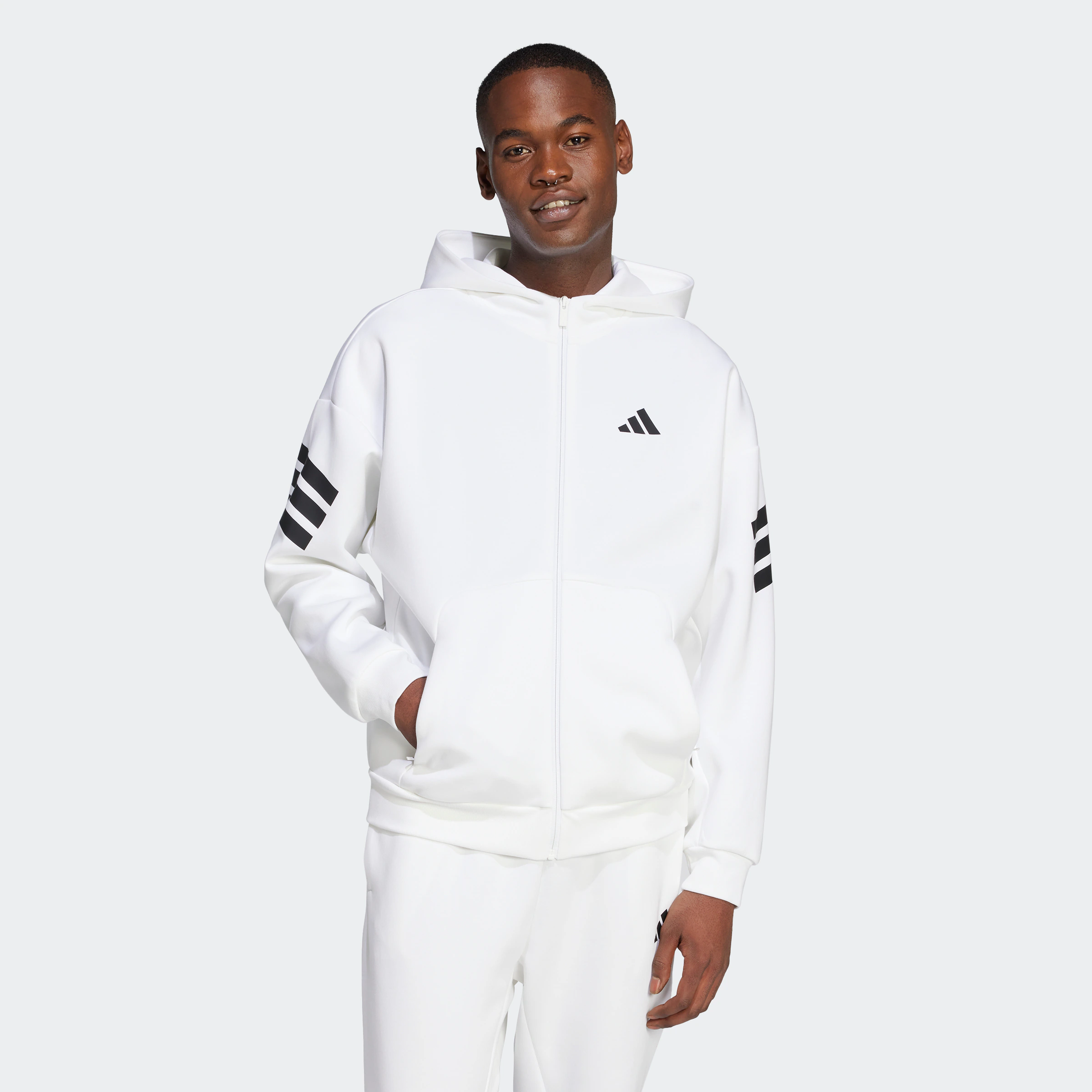 adidas Sportswear Sweatshirt "M FI 3S FZ" günstig online kaufen