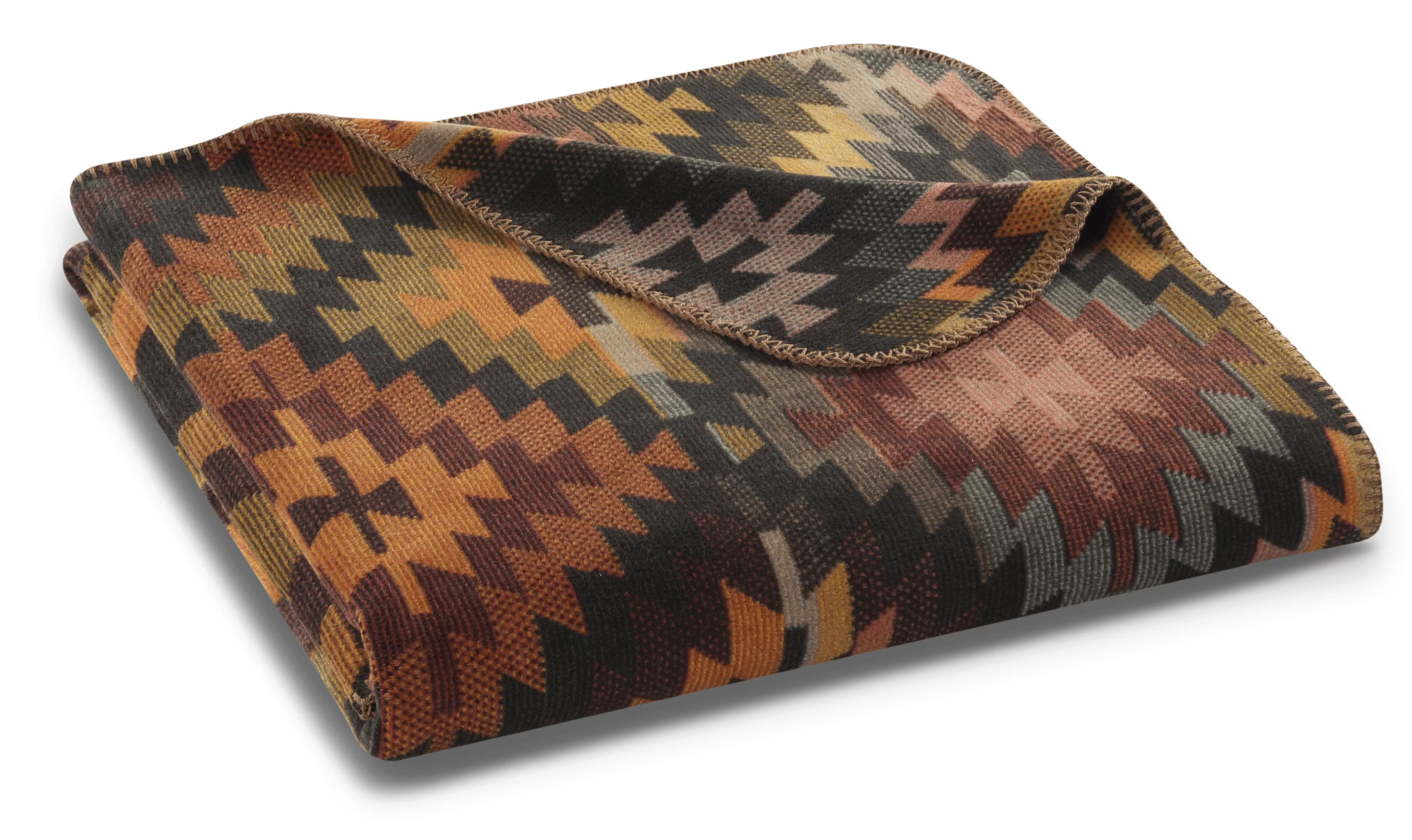 Biederlack Wohndecke »Nomad«, mit geketteltem Zierstich, Kuscheldecke günstig online kaufen