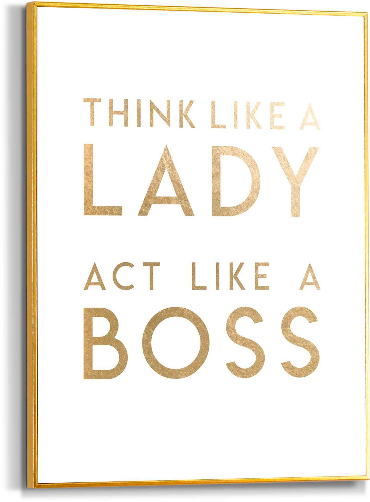 Reinders Poster "Lady Boss" günstig online kaufen