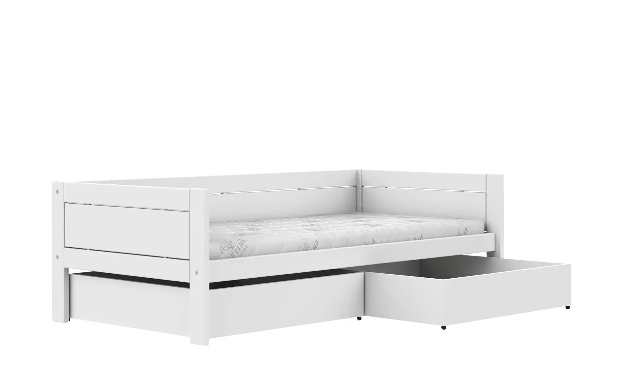 Lifetime Einzelbett mit Doppelbettkasten  Basis ¦ weiß ¦ Maße (cm): B: 207 günstig online kaufen