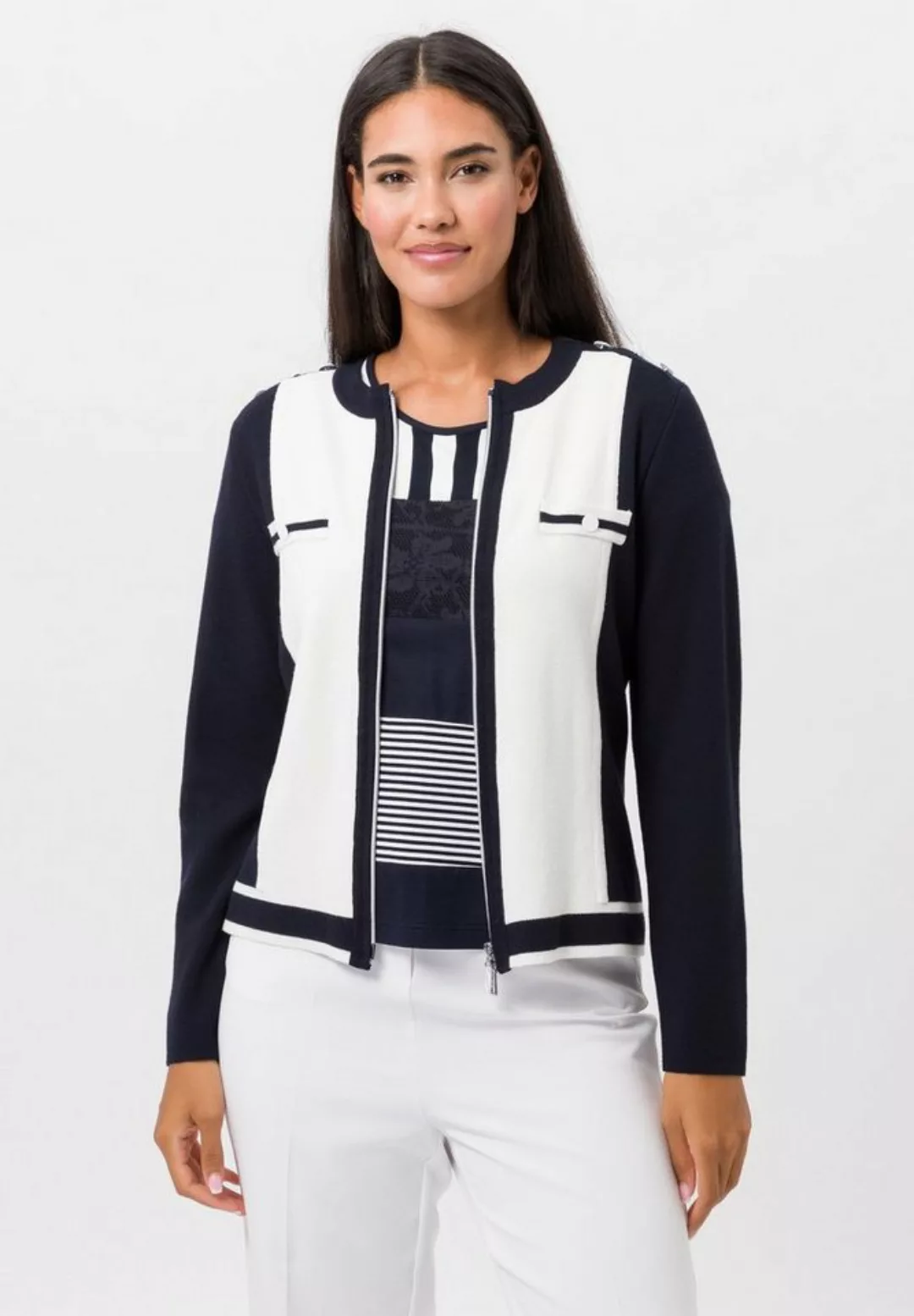 TUZZI Strickjacke mit Zierleistentaschen günstig online kaufen