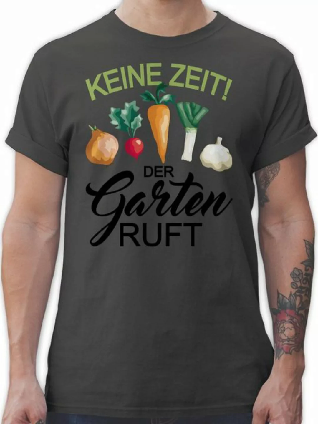 Shirtracer T-Shirt Keine Zeit der Garten ruft Hobby Outfit günstig online kaufen